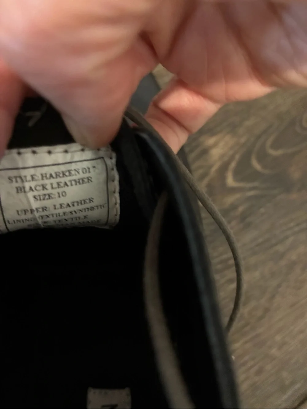 Steve Madden Black Leather Chukka Boots